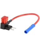 ГНЕЗДО С ПРЕДПАЗИТЕЛ АВТО 10А МИНИ MINI С РАЗКЛОНИТЕЛ