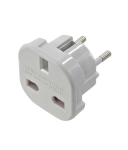 ПРЕХОД ТУРИСТИЧЕСКИ 110V/220V UK/BG БЯЛ