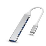 ПРЕХОД ХЪБ USB-C М/3XUSB Ж 2.0 1XUSB Ж 3.0 С КАБЕЛ OTG ATC