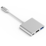 ПРЕХОД USB-C М/USB Ж HDMI Ж USB-C Ж С КАБЕЛ OTG