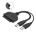 ПРЕХОД USB/SATA 2.5"/3.5" С КАБЕЛ ВЕРСИЯ 3.0 С ДВОЙНО ЗАХРАНВАНЕ