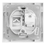 РОЗЕТКА LAN RJ45 ЕДИНИЧНА PANASONIC БЯЛА