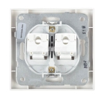 РОЗЕТКА LAN RJ45 ДВОЙНА PANASONIC БЯЛА