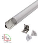 ПРОФИЛ ЗА LED ЛЕНТА ЪГЛОВ X-076