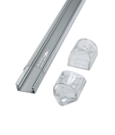 ПРОФИЛ ЗА LED ЛЕНТА X058 2M ПРОЗРАЧЕН