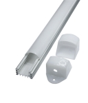 ПРОФИЛ ЗА LED ЛЕНТА X062 2M МАТОВА