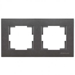 РАМКА 2 ХОРИЗОНТАЛНА MUTLUSAN ТЪМНО СИВА