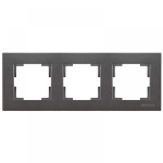 РАМКА 3 ХОРИЗОНТАЛНА MUTLUSAN ТЪМНО СИВА