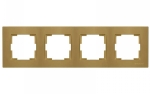 РАМКА 4 ХОРИЗОНТАЛНА MUTLUSAN ЗЛАТО