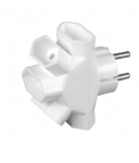 РАЗКЛОНИТЕЛ 220V С 5EU ГНЕЗДА БЯЛ
