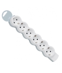 РАЗКЛОНИТЕЛ 220V 6 ГНЕЗДА БЕЗ КАБЕЛ LEGRAND