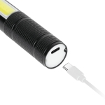 ЛАМПА ФЕНЕРЧЕ LED С АКУМУЛАТОРНА БАТЕРИЯ С ЛУПА НОЖ ЧУКЧЕ МАГНИТ