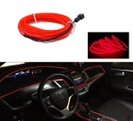 СВЕТОДИОДНА ЛЕНТА ЧЕРВЕНА ЗА ИНТЕРИОРНО АМБИЕНТНО LED ОСВЕТЛЕНИЕ НА АВОМОМОБИЛ ИЛИ МЕБЕЛИ 12V 5М