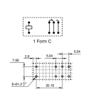 РЕЛЕ 12V/16A 115F/012-1Z3A