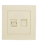 РОЗЕТКА LAN СЕЛВИЯ КРЕМ