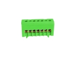 ШИНА НУЛЕВА КЛЕМА ИЗОЛИРАНА 7 ГНЕЗДА 16 MM2 NOARK ЗЕЛЕНА