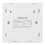 КЛЮЧ БЕЗЖИЧЕН 433MHZ ДВОЕН ЗА ОСВЕТЛЕНИЕ БЯЛ SONOFF T2EU2C-RF