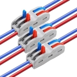 КЛЕМА ТИП WAGO 2-2 НАСРЕЩНА SPL-2 ЦВЕТНА