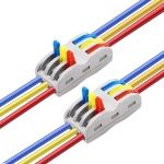 КЛЕМА ТИП WAGO 3-3 НАСРЕЩНА SPL-3 ЦВЕТНА