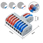 КЛЕМА РАЗКЛОНИТЕЛНА ТИП WAGO 1-4 /2/ НАСРЕЩНА SPL-82
