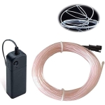 СВЕТОДИОДНА ЛЕНТА БЯЛА ЗА ИНТЕРИОРНО АМБИЕНТНО LED ОСВЕТЛЕНИЕ НА АВОМОМОБИЛ ИЛИ МЕБЕЛИ 3V 5М