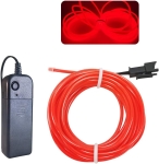 СВЕТОДИОДНА ЛЕНТА ЧЕРВЕНА ЗА ИНТЕРИОРНО АМБИЕНТНО LED ОСВЕТЛЕНИЕ НА АВОМОМОБИЛ ИЛИ МЕБЕЛИ 3V 5М