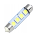 ЛАМПА АВТОМОБИЛНА 12V T11 41MM LED 4X5050