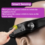 ФЕНЕРЧЕ ЗА ГЛАВА ЧЕЛНИК LED COB+XPE С АКУМУЛАТОР И СЕНЗОРНО УПРАВЛЕНИЕ W689-3