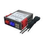 ТЕРМОРЕГУЛАТОР ТЕРМОСТАТ ДВОЕН ЗА ИНКУБАТОР ОТОПЛИТЕЛНИ ИНСТАЛАЦИИ ОТ -55 ДО +120C 230V AC