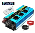 ИНВЕРТОР ЧИСТА СИНУСОИДА 3000W 24V/230V LVYUAN F-3000P/3SH 4USB С ДИСПЛЕЙ И ДИСТАНЦИОННО