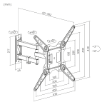 СТОЙКА ЗА ТЕЛЕВИЗОР TV LED 23-55"