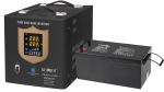 UPS ИНВЕРТОР KEMOT РЕЗЕРВНО ЗАХРАНВАНЕ 1200W ЧИСТА СИНУСОИДА КОМПЛЕКТ С ТЯГОВА БАТЕРИЯ 250AH