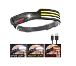 ФЕНЕРЧЕ ЗА ГЛАВА ЧЕЛНИК LED COB+XPE С АКУМУЛАТОР И СЕНЗОРНО УПРАВЛЕНИЕ W689-3