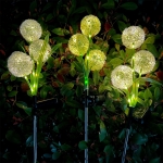 СВЕТОДИОДНО СОЛАРНО ДЕКОРАТИВНО ГРАДИНСКО ОСВЕТЛЕНИЕ 3 ЛАМПИ REBEL