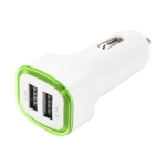 Зарядно за телефон USB 12-24V/2100MA 2 БРОЯ автомобилно
