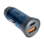 Зарядно за телефон USB-А+USB-C  12-24V 45W QC PD ултра бързо АВТОМОБИЛНО