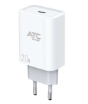 Зарядно за телефон USB-C 220V бързо 20W ATC