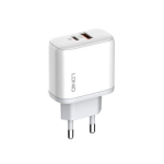 Зарядно за телефон USB-C+USB-A С КАБЕЛ USB-C/LIGHTNING QC PD ултра бързо LDNIO 45W