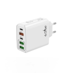 Зарядно за телефон USB-C+USB-A С USB-C QC PD ултра бързо 65W