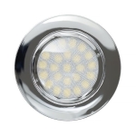 Мини LED луна за вграждане, 4W, 4200K, IP44, Хром, 220V-240V AC, 60, Неутрална светлина, SMD 2835