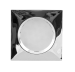 Мебелна светодиодна луна квадрат, 1.5W, 4000K, Хром, 12V DC, 120, Неутрална светлина, SMD 3014