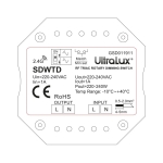 RF TRIAC димиращ ключ за стена 220W, 1A, 220V-240V AC