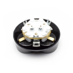 Троен контакт, 16А, 230V, Скрит монтаж, Черен