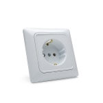 Контакт за скрит монтаж, Единичен, 16А, 230V, Бял