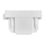 КОМПЛЕКТ ЗАХРАНВАЩ КОНЕКТОР И ТАПА, 2 ПИНА, БЯЛ