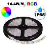 LED ЛЕНТА, 14.4WM, RGB, 12V DC, SMD5050, 60 LEDSM, IP65