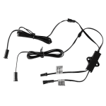 МЕБЕЛЕН IR СЕНЗОР ЗА БЛИЗОСТ И ДВИЖЕНИЕ, ДВОЕН, 60W, 1224 V DC, 5 CM ЗА ВГРАЖДАНЕ И ОТКРИТ МОНТАЖ