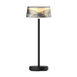 LED ДИМИРАЩА ПРЕЗАРЕЖДАЕМА НАСТОЛНА ЛАМПА 2.3W, 3000K, IP44, ЧЕРНА