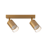 Тяло за таван, стъклено, 2XGU10, 220-240V AC, IP20, злато