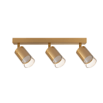 Тяло за таван, стъклено, 3XGU10, 220-240V AC, IP20, злато